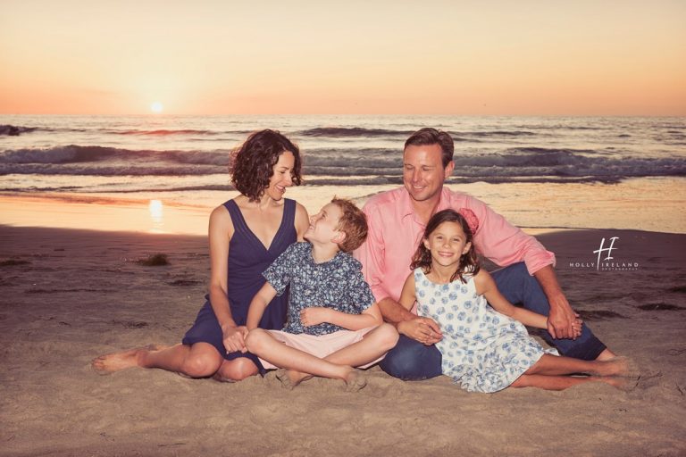 Carlsbad family photos on the beach